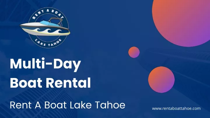 multi day boat rental