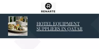 Hotel equipment suppliers in Qatar