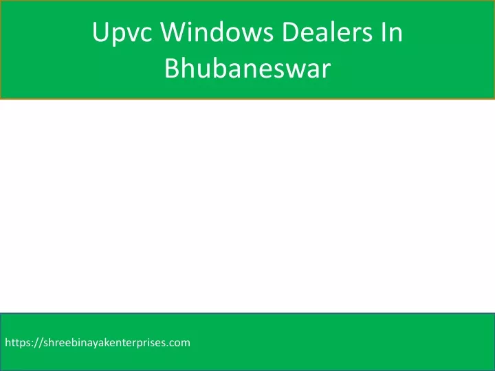 upvc windows dealers in bhubaneswar