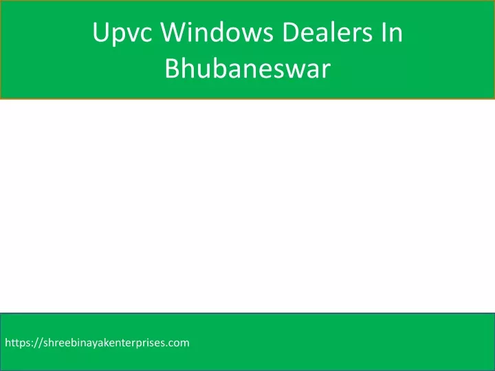 upvc windows dealers in bhubaneswar