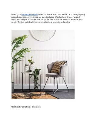 Purchase Best Wholesale Cushions From CIMC HOME UK (1) (1)