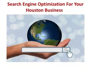 Search Engine Optimization For Your Houston Business