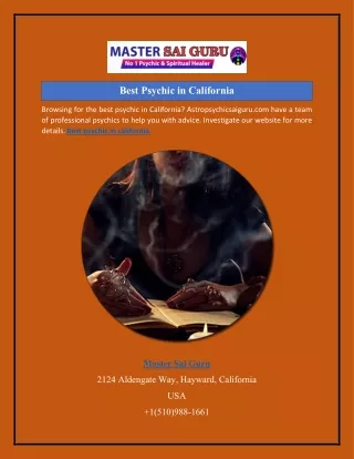 Best Psychic in California  Astropsychicsaiguru