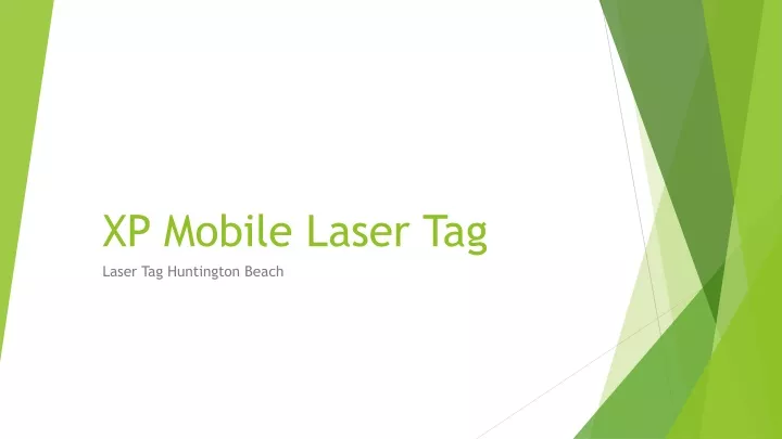 xp mobile laser tag