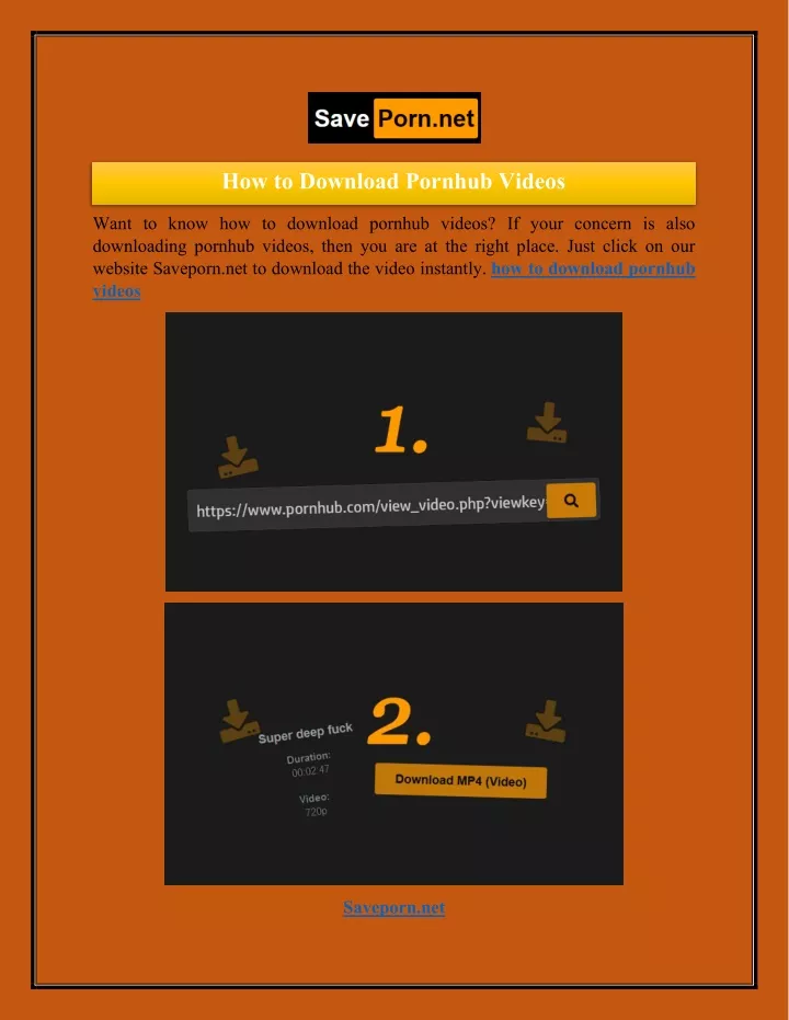 how to download pornhub videos