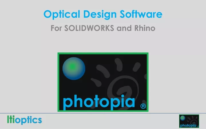 optical design software