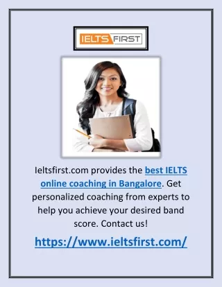 Best Ielts Online Coaching In Bangalore | Ieltsfirst.com