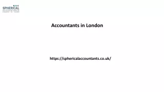 Accountants in London Sphericalaccountants.co.uk....