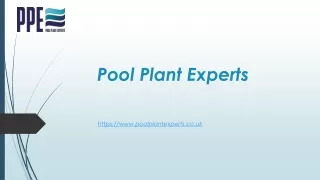 Swimming Pool Servicing | Poolplantexperts.co.uk