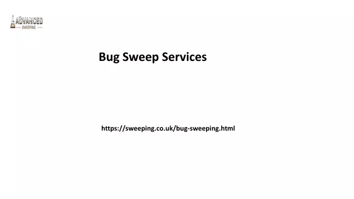 bug sweep services