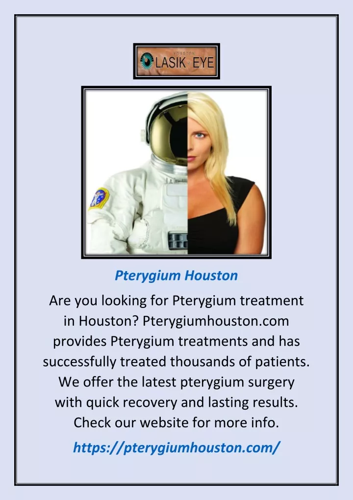 pterygium houston