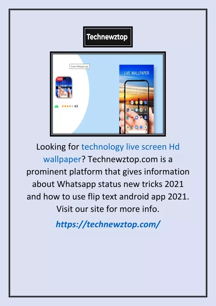 looking for technology live screen hd wallpaper