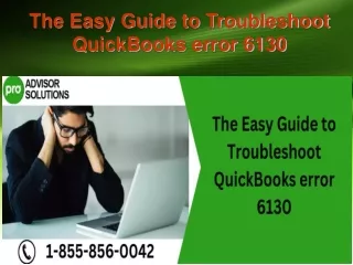 the easy guide to troubleshoot quickbooks error 6130