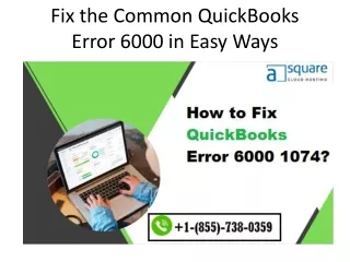 Fix the Common QuickBooks Error 6000 in Easy Ways