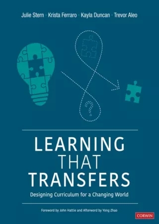 READ  Learning That Transfers Designing Curriculum for a Changing World