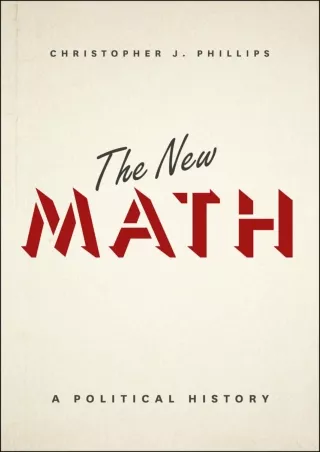 ePUB  The New Math A Political History