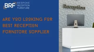 Are You Looking For a Reception Furniture Supplier?