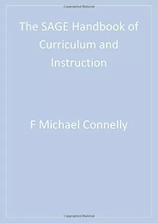 READ  The SAGE Handbook of Curriculum and Instruction