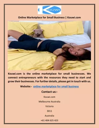 Online Marketplace for Small Business | Kouwi.com