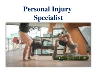 personal injury specialist