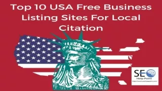Top 10 USA Free Business Listing Sites For Local Citation