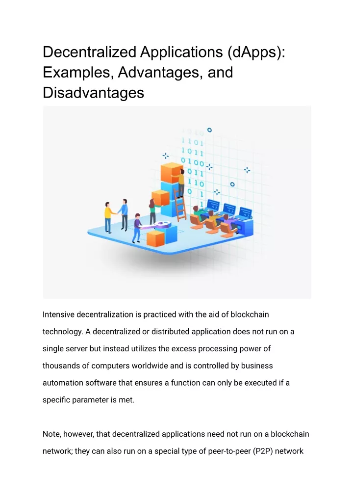 decentralized applications dapps examples