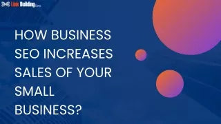 How Business SEO Increases Sales Of Your Small Business
