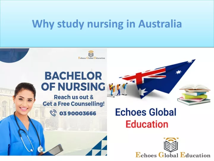 why study nursing in australia