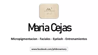 Maria Cejas Micropigmentacion - Faciales - Eyelash - Entrenamientos