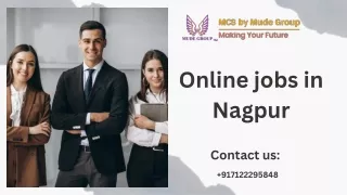Online jobs in Nagpur