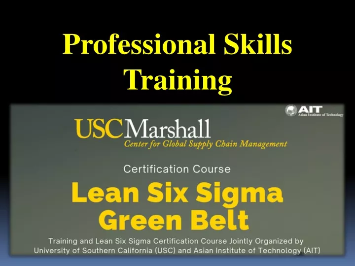 professional skills training