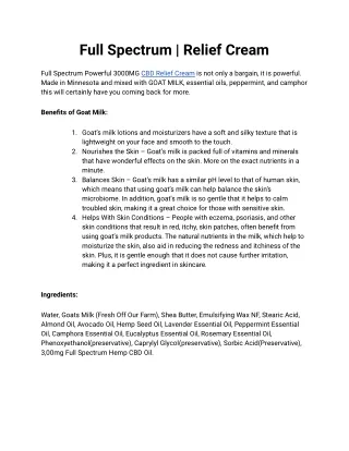 Full Spectrum _ Relief Cream