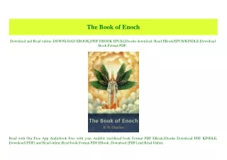 (READ)^ The Book of Enoch [R.A.R]