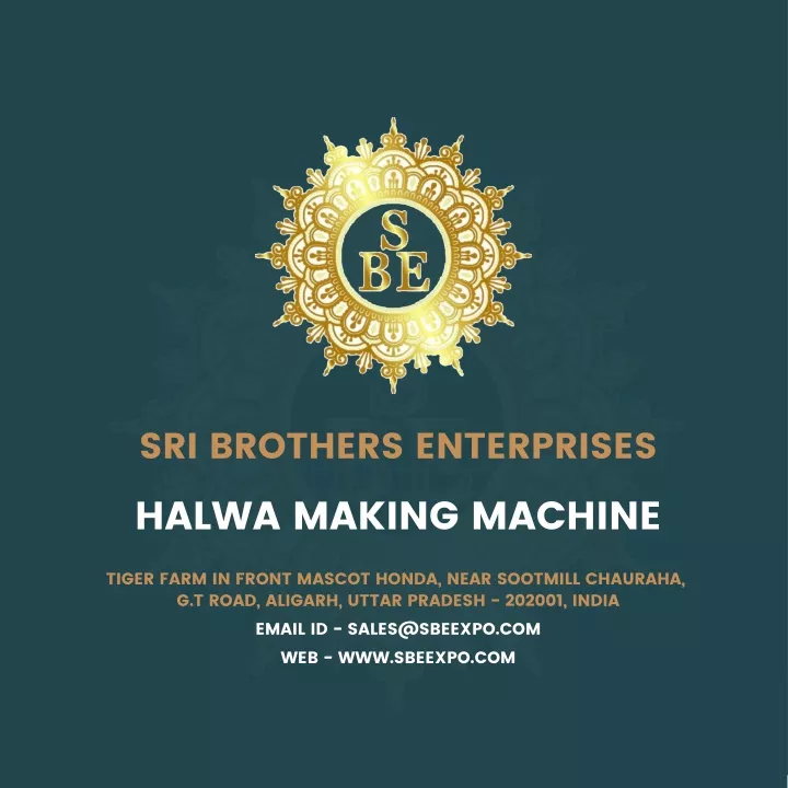 sri brothers enterprises halwa making machine