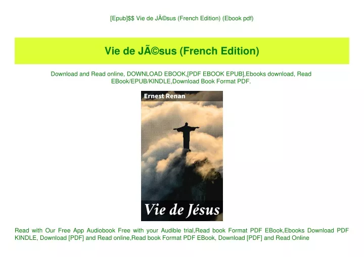 epub vie de j sus french edition ebook pdf