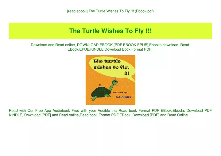 read ebook the turtle wishes to fly ebook pdf