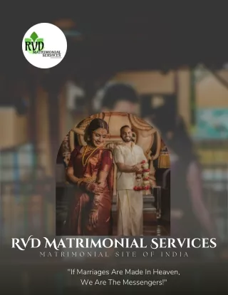 Find your match with India’s Best Elite Matrimonial Site | RVD Matrimonial