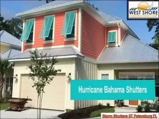 Storm Shutters ST Petersburg FL