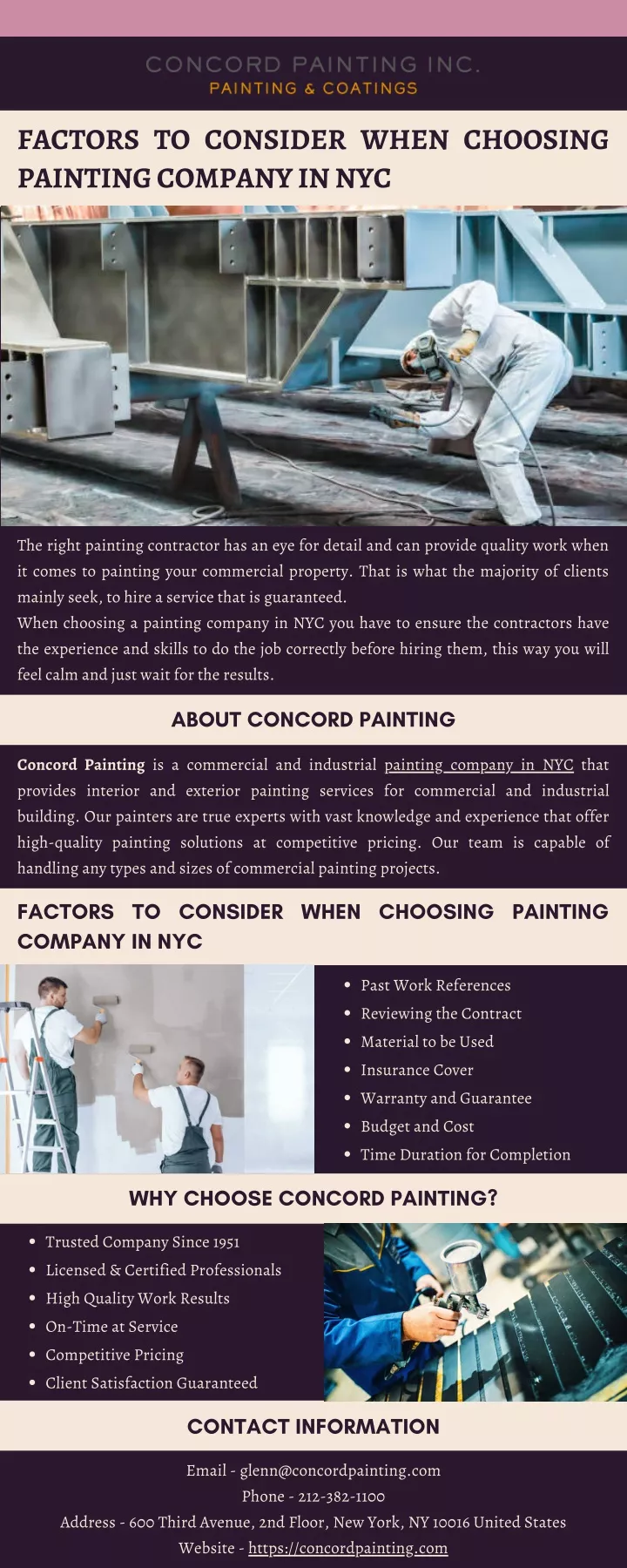 factors to consider when choosing painting