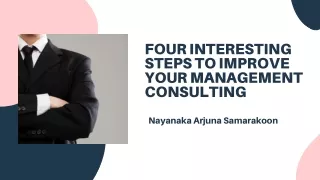 Improve Your Management Consulting With These Four Steps