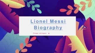 Lionel Messi Pdf