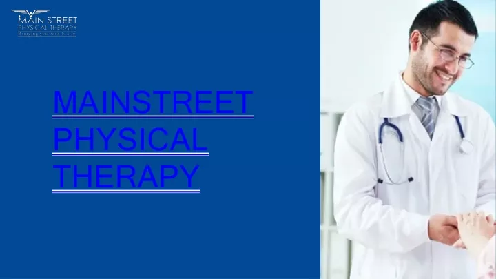 m a i n s t r ee t physical therapy