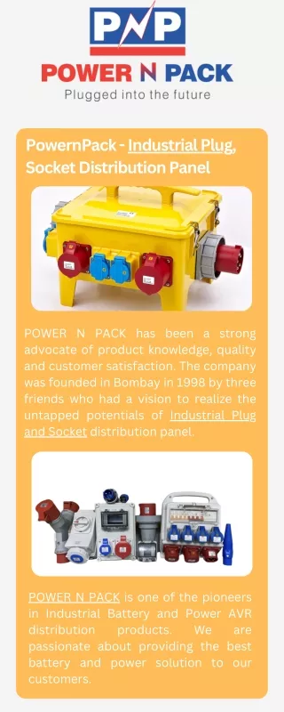 power panel Industrial Standard CEE Plug mcb box Available from 16A