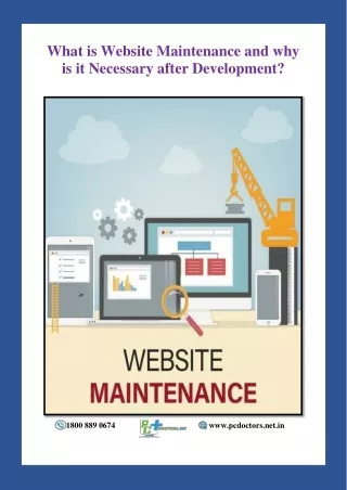 What is Website Maintenance and Why is it Necessary After Development