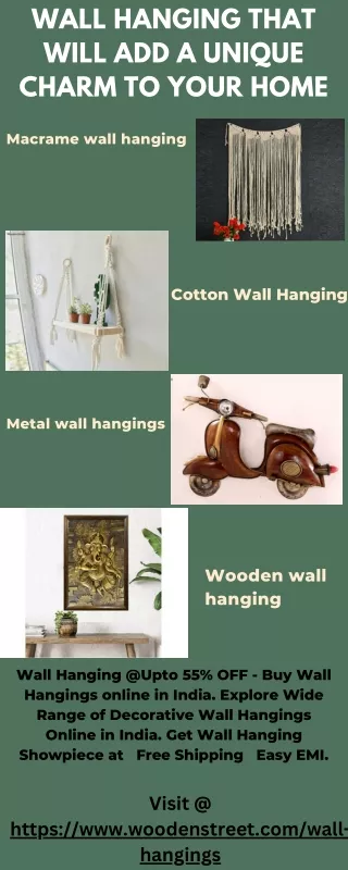 Wall Hanging That Will Add a Unique Charm to Your Home