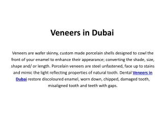 veneers in dubai