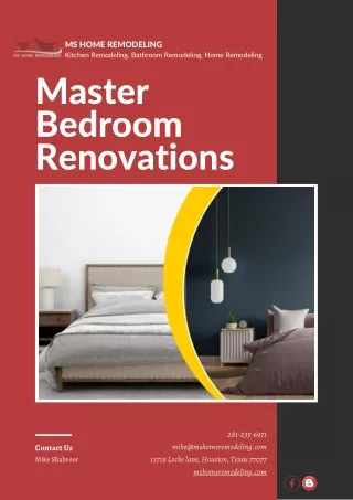 Elements That Make Your Master Bedroom Stunning!