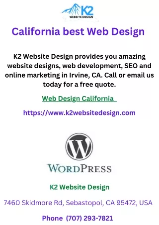 california best web design