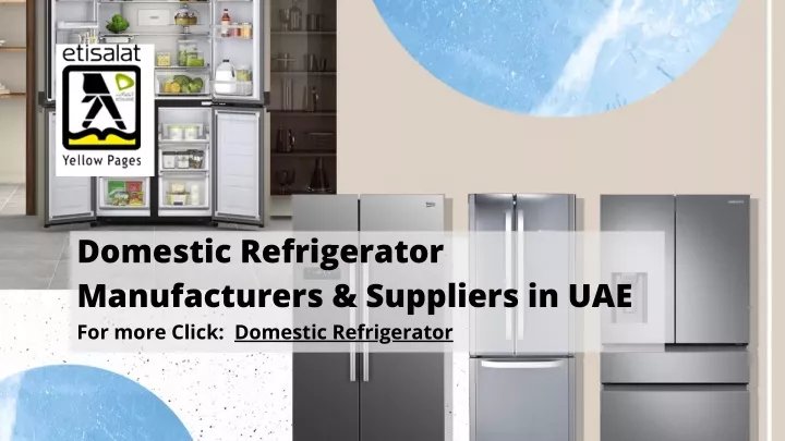 domestic refrigerator manufacturers suppliers