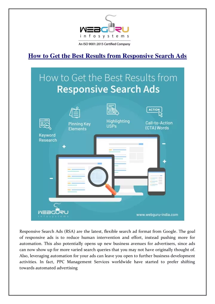 how to get the best results from responsive